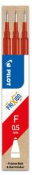 Pilot Rollertoll betét, 0, 25 mm, törölhető, PILOT „Frixion Ball/Clicker, piros (PFRBP1)