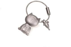 TROIKA Kulcstartó, TROIKA „Cat + mouse (TROKR1420MA)