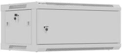 Lanberg Rack LANBERG Lanberg Wall mounted installation cabinet 19" 4U 600X450, Grey metal door (Flat pack) (WF01-6404-00S)