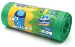 KLINTENSIV Saci Menajeri Colorați - Gama completă 35L până la 240L-50 buc/35 litri / Rola