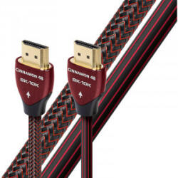 AudioQuest Cablu video Audioquest Cinnamon 48, HDMI Male - HDMI Male, v2.1, 5m, negru-cinnamon (HDM48CIN500PVC)