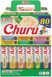 Inaba Foods Cat Churu Rețetă cu Pui și Ton 80×14 g mix de recompense cremoase cu pui și ton pentru pisici