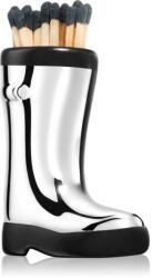 Paddywax Cowboy Boot Match Holder gyufa Chrome Metallic 25 db