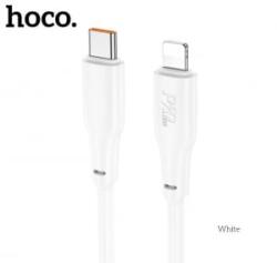 hoco. USB-C - Lightning kábel 1m fehér (HC790651) (HC790651)
