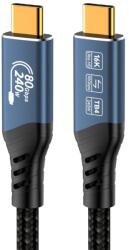 PremiumCord USB 4.0 Type C Összekötő Fekete 1.5m ku4ca15 (ku4ca15)