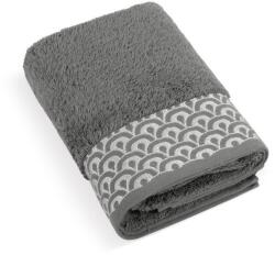 BellaTEX frottír törölköző Krajka, 500 g K/344 sötétszürke, 50 × 100 cm (12904)