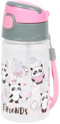 DERFORM Pandás műanyag kulacs 330 ml - Friends (BC05) (BC05)