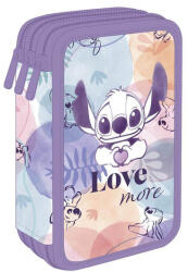COOLPACK - Jumper 3 felszerelt 3 emeletes tolltartó - Disney Fashion - Stitch - Love more (F067885) (F067885)