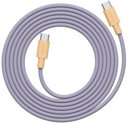 Avolt USB-C/USB-C gyors adat- és töltőkábel, AVOLT x Bauhaus-Archiv, gyorstöltés, 100 W, 2 méter, szilikon anyag, minimalista design, lila (C1CCI1002IN1)