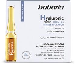 Babaria Öregedésgátló ampullák babaria hialuronsavval arcra és dekoltázsra 5x2ml