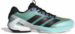 adidas Adizero Ubersonic 5 Tennis Shoes Flash Aqua/Core Black/Lucid Orange Férfiteniszcipő EUR 45 1/3