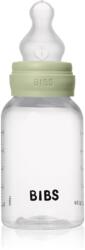 BIBS Anti-Colic Baby Bottle Silicone antikólikás cumisüveg szilikoncumival Sage 150 ml