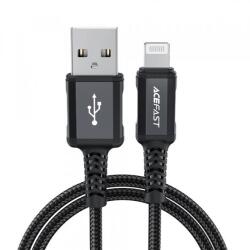ACEFAST Cablu De Date si Incarcare USB-A - Lightning Acefast C4-02, 18W, 1.8m (Negru)