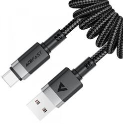 ACEFAST Cablu de Date si Incarcare USB-A - USB-C Acefast C14-04, 18W, 1.2m (Negru)