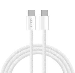 Lito Cablu Date/Incarcare Lito LD04CC, USB-C - USB-C, 60W, 2m