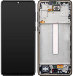 Samsung Piese si componente Display cu Touchscreen Samsung Galaxy A33 5G A336, cu Rama, Negru, Service Pack GH82-28143A (GH82-28144A) - vexio