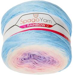 VLNIKA BELLATEX SpagoYarn Rainbow 250 g - 13 lila, rózsaszín, kék (11862)