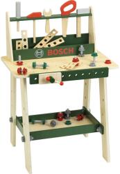 KLEIN TOYS Bosch fa munkapad fenyőfából - közepes méret gyermek szerszámokkal 8169 (8169)