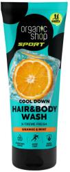 Organic Shop SPORT Cool Down X-treme Fresh haj- és testtisztító gél, 200 ml (06427E)