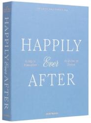 Printworks esküvői fotóalbum, Happily Ever After, 33 x 27 cm, elegáns könyvborító, 60 db 10 x 15 cm-es fénykép, 30 oldal, személyre szabható, ideális ajándék, kék (PW00728)