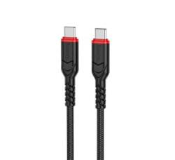 hoco. X59 adatkábel (Type-C - Type-C, 60W, 3A, PD gyorstöltő, 300cm) FEKETE (X59_TYPEC_TYPEC_300) (X59_TYPEC_TYPEC_300)