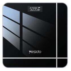 YESIDO Cantar Digital Yesido MG09, Max 155 kg, Sticla securizata (Negru) Cantar baie