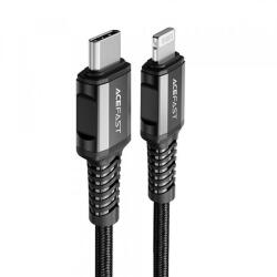 ACEFAST Cablu De Date si Incarcare USB-C - Lightning Acefast C1-01, 30W, 1.2m (Negru)