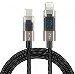Lito Cablu Date/Incarcare Lito LD09CL Display, USB-C - Lightning, 36W, 1.2m
