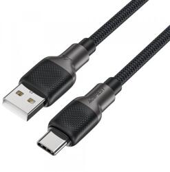 ACEFAST Cablu De Date si Incarcare USB-A - USB-C Acefast C10-04, 18W, 1.2m (Negru)
