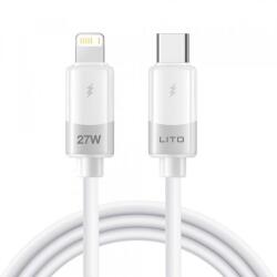 Lito Cablu Date/Incarcare Lito LD07, USB-C - Lightning, 27W, 1m