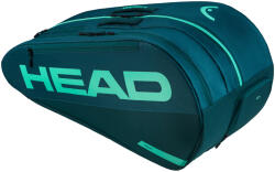 Head Tour Racquet Bag L Green Táska teniszütőhöz