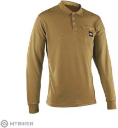 Leatt Polo LS Team póló, brass brown (S)