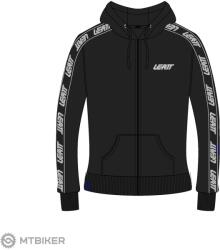 Leatt Zip Tech női pulóver, heather black (XL)