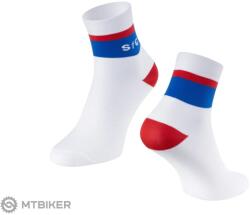 FORCE Stripe zokni, fehér/kék (S-M (EU 36-41))