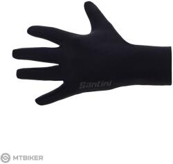 Santini Aldo kesztyű, fekete (S)