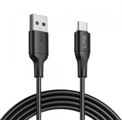 Lito Cablu Date/Incarcare Lito LD06T, USB-A - USB-C, 18W, 1m