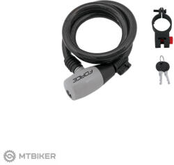 FORCE spirálzár 185cm/8mm + tartó