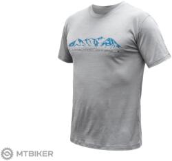 Sensor Merino Active Mountains póló, szürke (L)