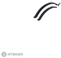 FORCE sárvédő készlet, 24-26 hosszú fogantyú, műanyag, fekete