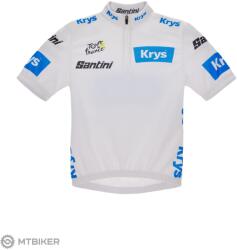 Santini TDF Best Young Rider gyerek mez, fehér (5Y)