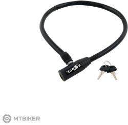 FORCE kulcsos zár 70cm/8mm fekete