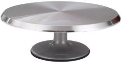 Klausberg Forgó tányér süteményekhez és süteményekhez Klausberg, 36 cm, csúszásmentes, alumíniumból (KB-7772)