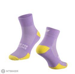 FORCE EDGE zokni, lila/fluo (L-XL (42-46))