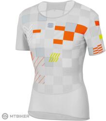 Sportful Sportos Pro thermo polo fehér/ezüst/narancs (L)