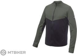 Sensor Coolmax Thermo pulóver, fekete/olívazöld (L)