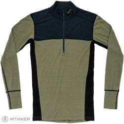 Devold Lauparen Merino 190 Zip Neck aláöltözet, ink/lichen/black (S)