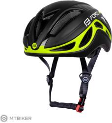 FORCE Rex sisak, fekete/neon (S/M (56-58 cm))