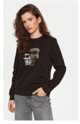 KARL LAGERFELD Női blúz, Karl Lagerfeld, 304579882, Biopamut, XS INTL, Fekete (0000304579882_XS)