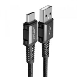 ACEFAST Cablu De Date si Incarcare USB-A - USB-C Acefast C1-04, 18W, 1.2m (Negru)