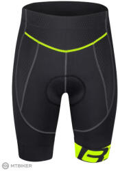 FORCE B30 rövidnadrág betéttel, fekete/fluo (XS)